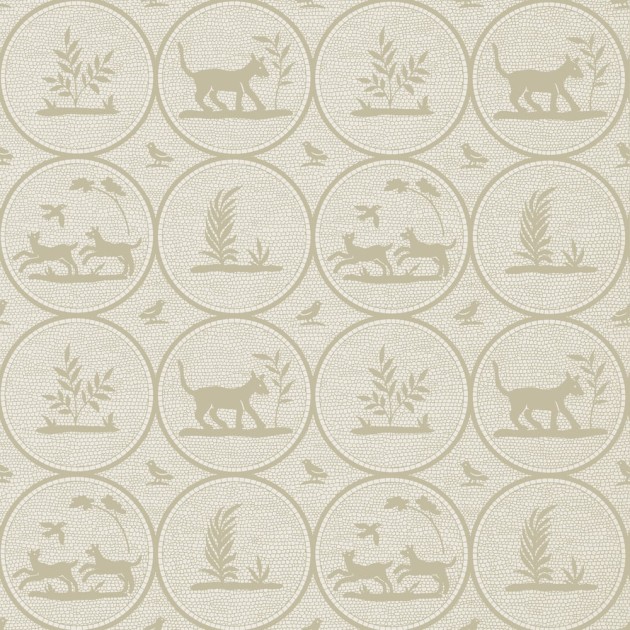Thibaut T14350 Canopy Dooley Beige - tapeta w rośliny i zwierzęta