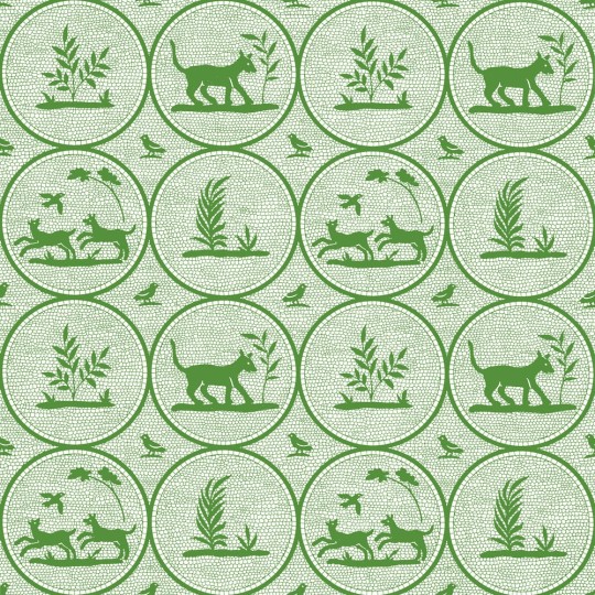 Thibaut T14351 Canopy Dooley Green - tapeta w rośliny i zwierzęta