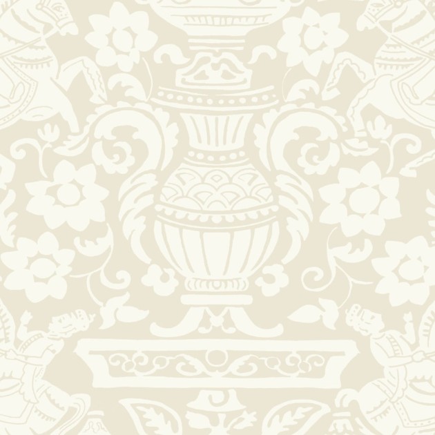 Thibaut T14363 Canopy Galway Beige - tapeta w stylizowane konie