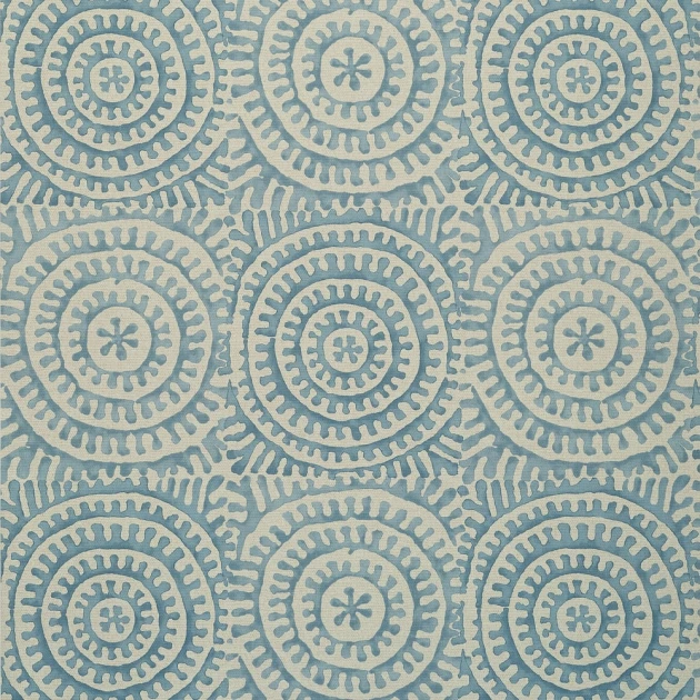 Thibaut T2930 Paramount Kasai Aqua - tapeta w etniczny wzór