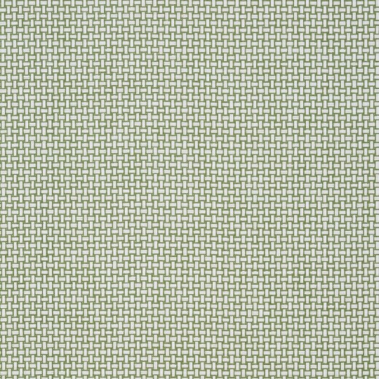 Thibaut T2939 Paramount Baker Weave Green - tapeta w splot koszykowy
