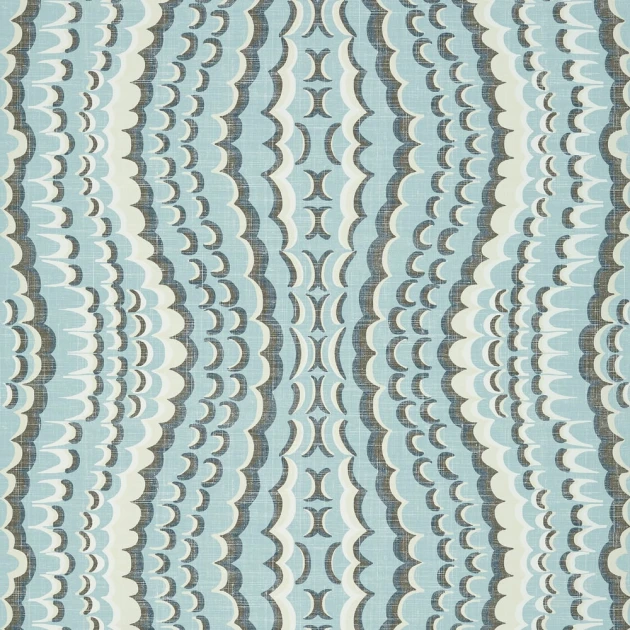 Thibaut T2983 Paramount Ebru Aqua - tapeta w organiczne fale