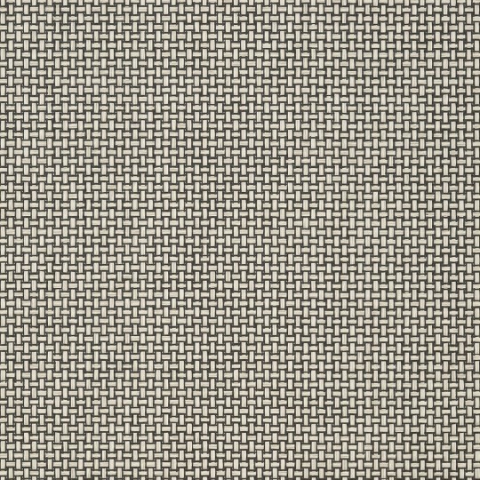 Thibaut T2985 Paramount Baker Weave Black on Linen - tapeta w splot koszykowy