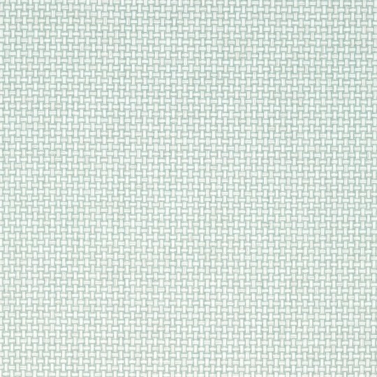 Thibaut T2988 Paramount Baker Weave Aqua - tapeta w splot koszykowy