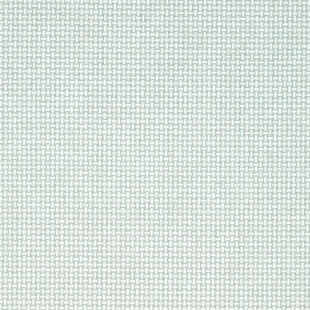 Thibaut T2988 Paramount Baker Weave Aqua - tapeta w splot koszykowy