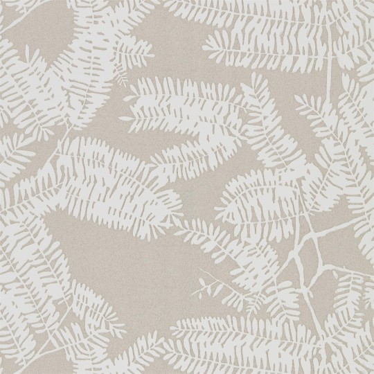 Harlequin 111720 Colour Crystal Extravagance Champagne - tapeta w liście paproci