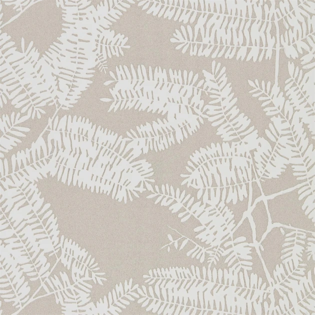 Harlequin 111720 Colour Crystal Extravagance Champagne - tapeta w liście paproci