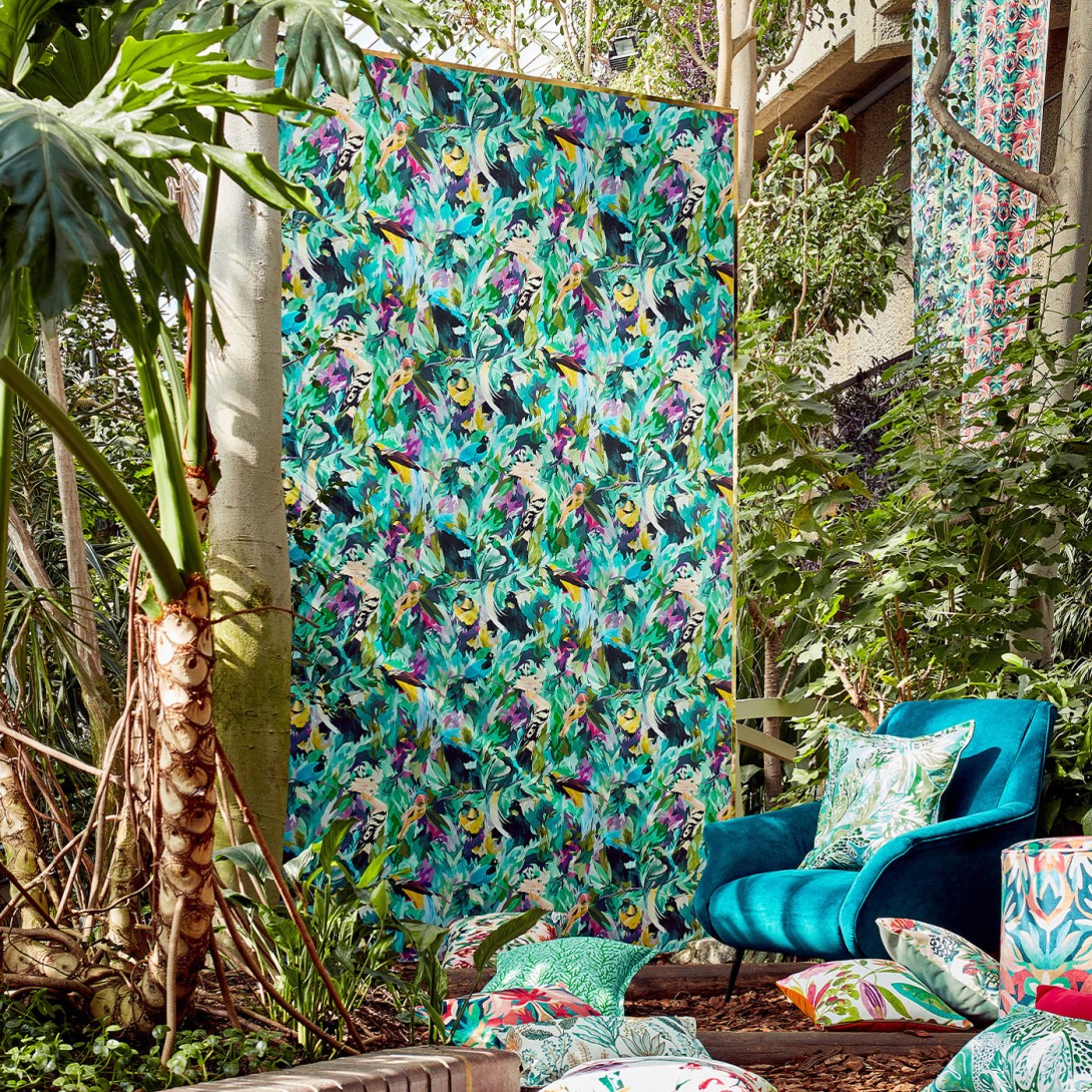 Harlequin 112763 Colour Dance of Adornment Wilderness - tapeta w kolorowe ptaki