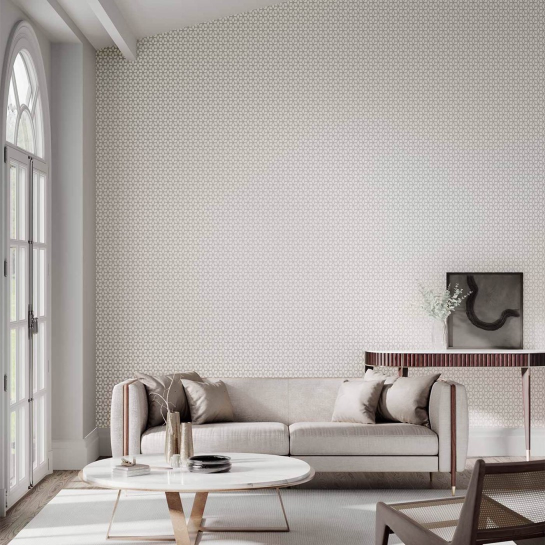Harlequin 110377 Colour Trellis Pearl - tapeta geometryczna