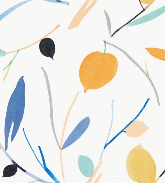 Scion 111995 Zanzibar Oxalis Papaya – tapeta w liście i owoce