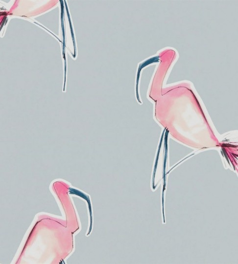Scion 112000 Zanzibar Bubblegum – tapeta we flamingi