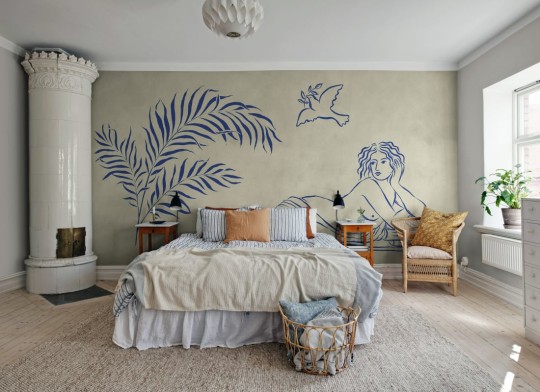 Rebel Walls R20525 Symbolic Antiquity Blue - mural w antyczny motyw
