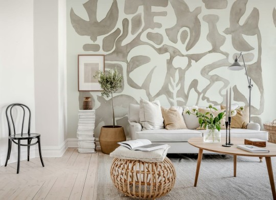 Rebel Walls R20488 Symbolic Harmony Forms Beige - mural w abstrakcyjne kształty