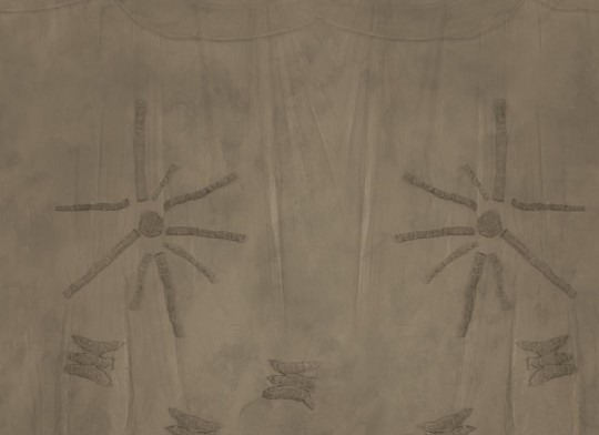 Rebel Walls R21291 Marie Olsson Nylander Silenzio Dark Beige - mural w abstrakcyjny wzór