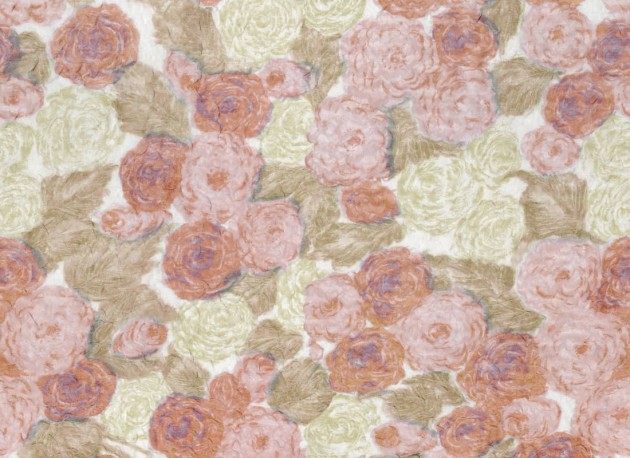 Rebel Walls R21288 Marie Olsson Nylander Sol Rosa Pink - mural w retro róże