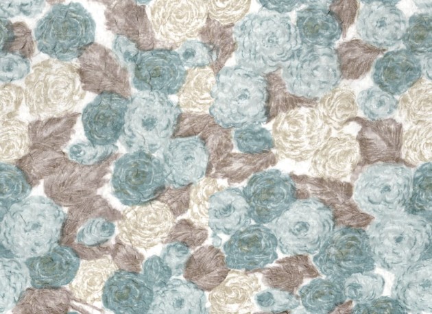 Rebel Walls R21372 Marie Olsson Nylander Sol Rosa Blue - mural w retro róże