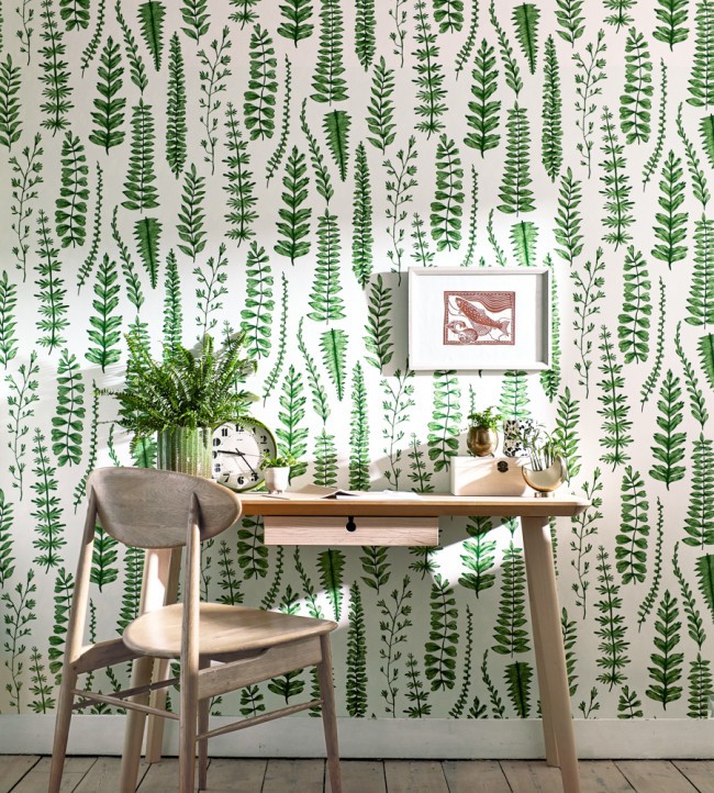 Scion 112798 Garden Of Eden Ferns Juniper – tapeta w liście paproci