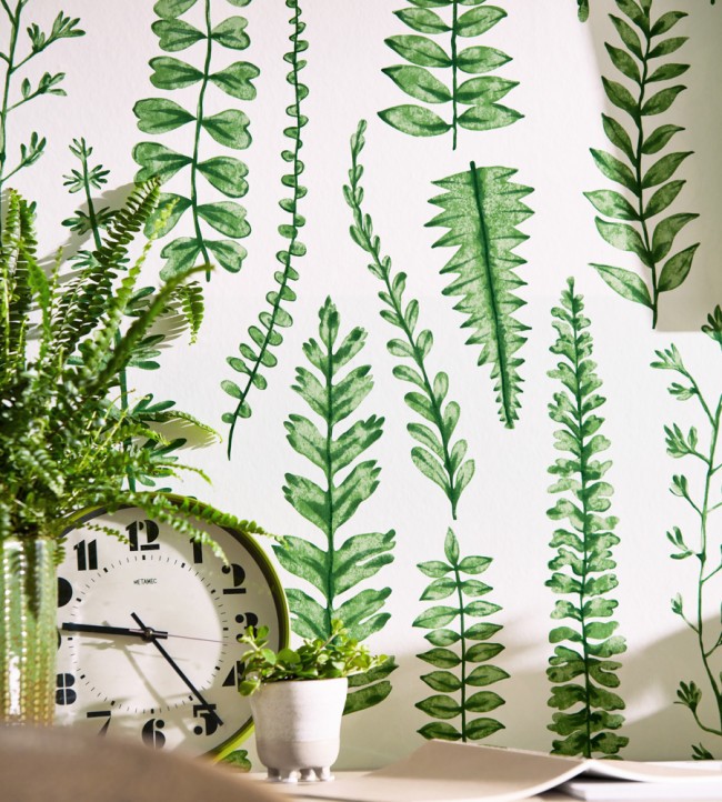 Scion 112798 Garden Of Eden Ferns Juniper – tapeta w liście paproci