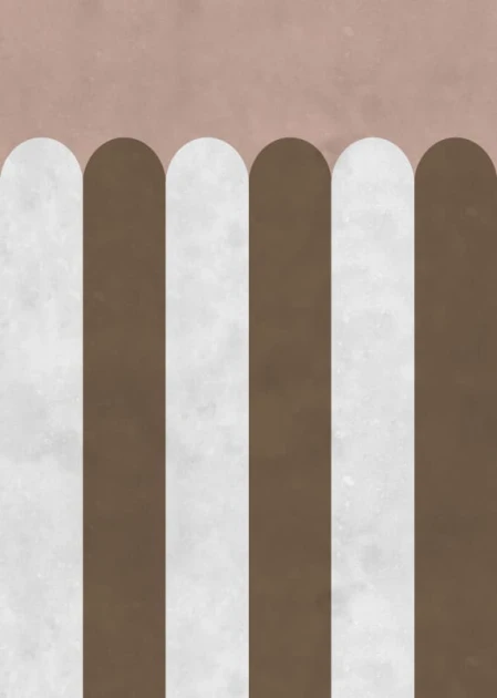 Rebel Walls R21080 Pops Circus Stripes Chocolate - mural w paski