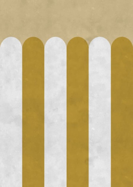 Rebel Walls R20371 Pops Circus Stripes Mustard - mural w paski