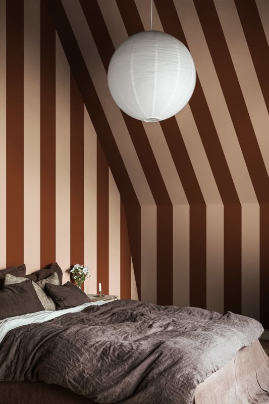 Rebel Walls R20482 Pops Happy Stripes Apricot - mural w paski