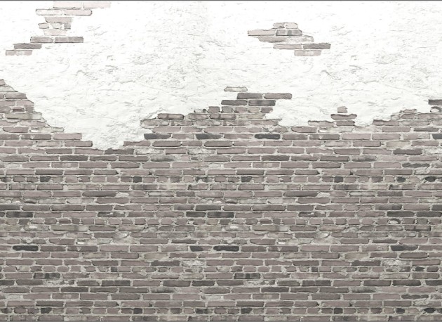 Rebel Walls R20143 Pops Ivory Bricks Soft - mural imitujący ceglaną ścianę