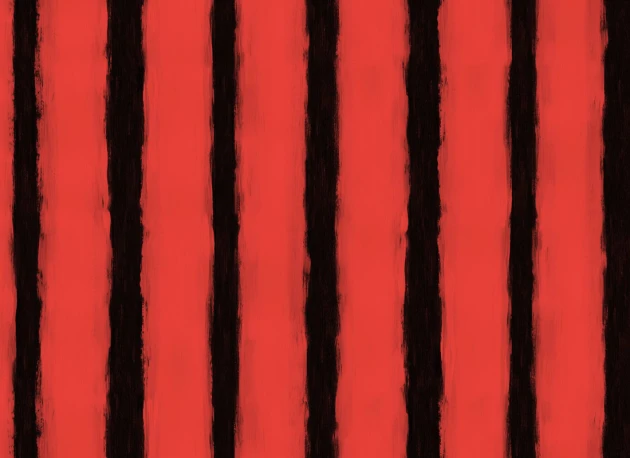 Rebel Walls R20675 Pops Painted Stripes Red - mural w paski