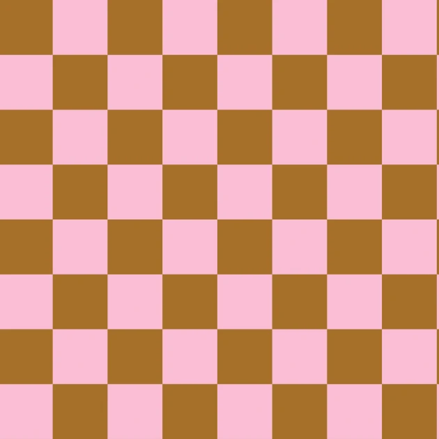 Rebel Walls R20479 Pops Happy Squares Fudge - mural w szachownicę