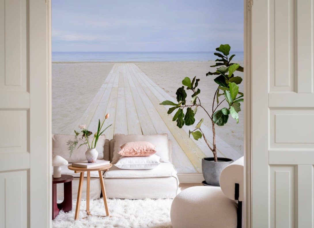 Rebel Walls R20260 Pops Pops To the Sea Sand - mural w morski krajobraz