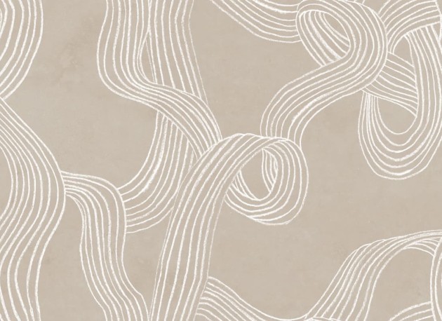 Rebel Walls R20201 Pops Stripes Repeatable Beige - mural w organiczne linie