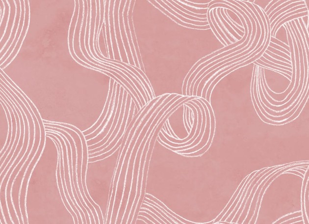 Rebel Walls R20205 Pops Stripes Repeatable Pink - mural w organiczne linie