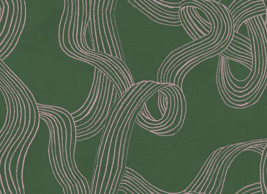 Rebel Walls R20209 Pops Stripes Repeatable Green - mural w organiczne linie