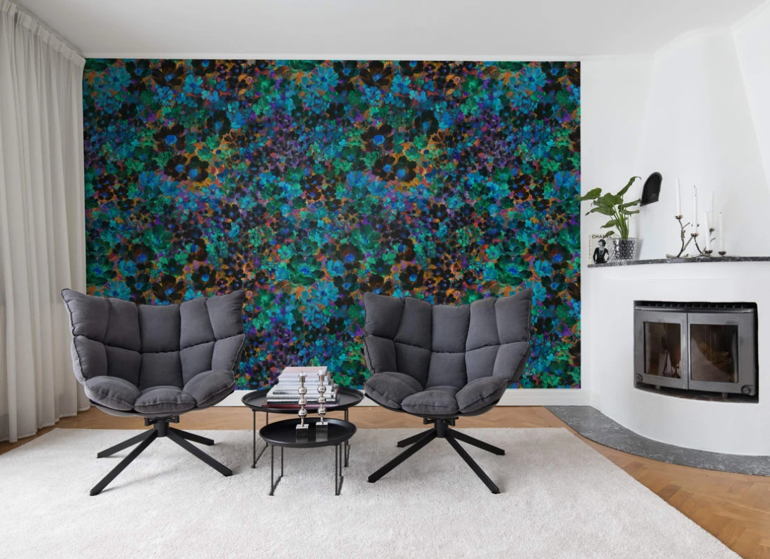 Rebel Walls R21143 Pops Flowerhaze Retro - mural w kwiaty