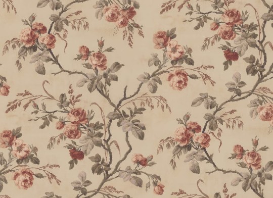 Rebel Walls R21174 Pops Rose Garland Red - mural w róże