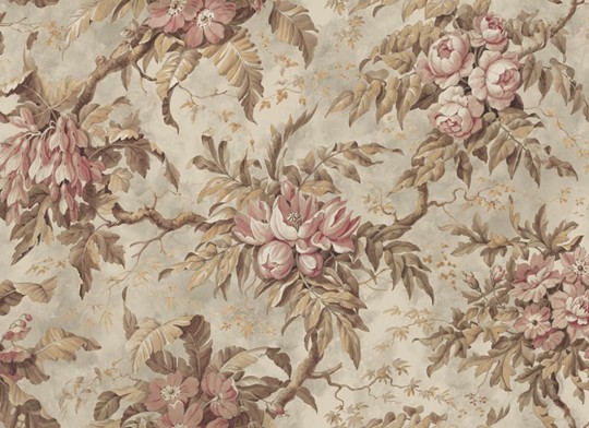 Rebel Walls R21357 Pops Rustic Bouquet Beige - mural w kwiaty w stylu vintage