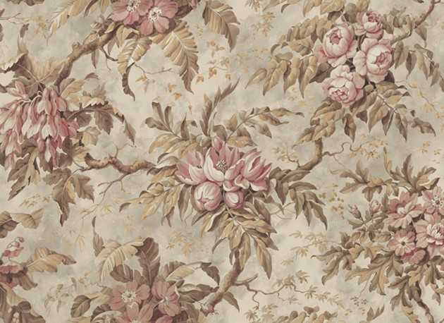 Rebel Walls R21357 Pops Rustic Bouquet Beige - mural w kwiaty w stylu vintage