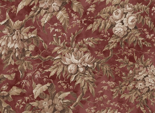 Rebel Walls R21359 Pops Rustic Bouquet Red - mural w kwiaty w stylu vintage