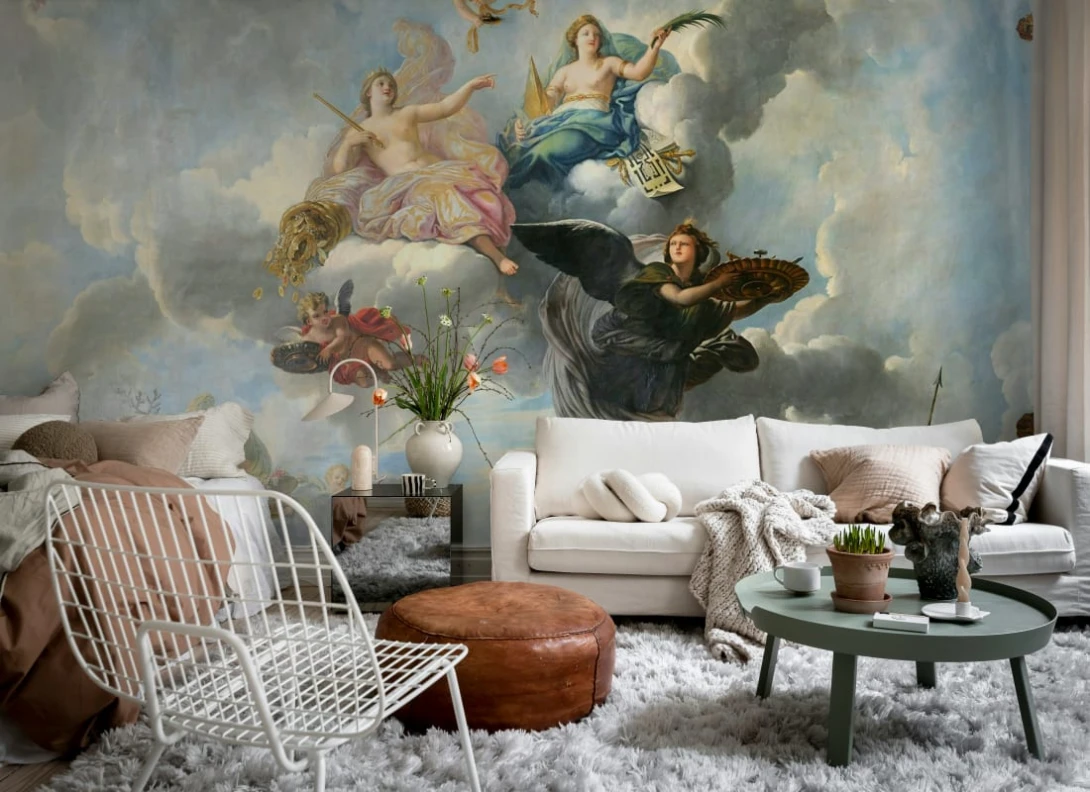 Rebel Walls R20551 Pops Royal Magnificence Blue - mural we freski