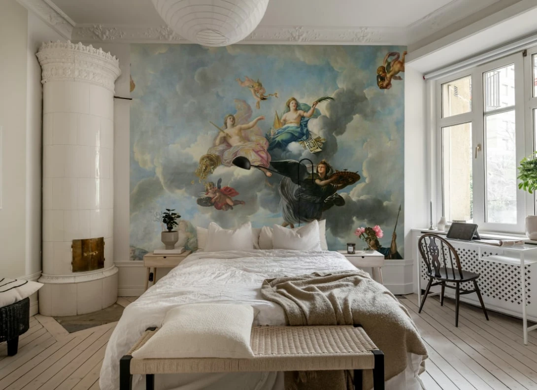 Rebel Walls R20551 Pops Royal Magnificence Blue - mural we freski