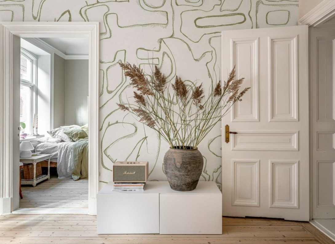 Rebel Walls R21186 Pops Peaceful Beige - mural w abstrakcyjne linie