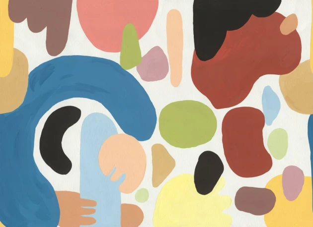 Rebel Walls R18907 Pops Color Clicks Rainbow - mural w abstrakcyjny wzór