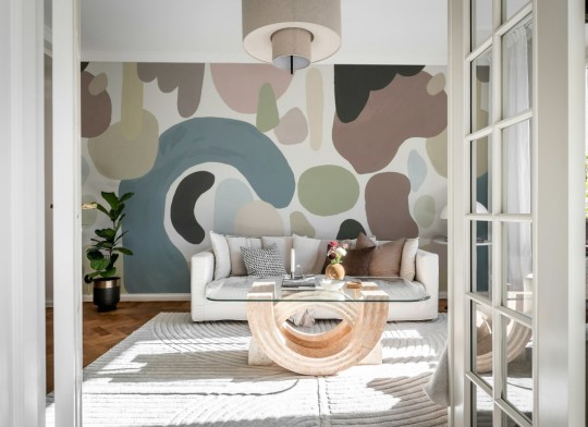 Rebel Walls R18908 Pops Color Clicks Pastel - mural w abstrakcyjny wzór