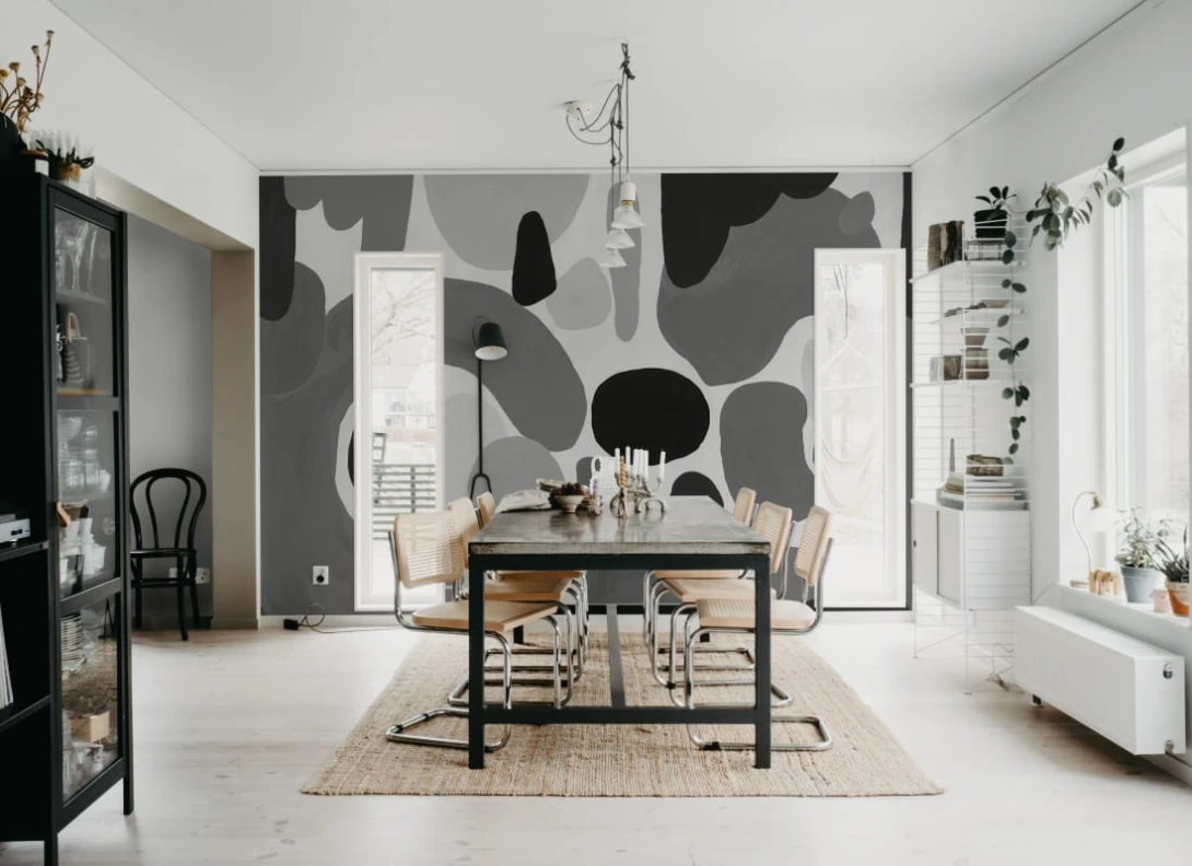 Rebel Walls R18909 Pops Color Clicks Gray - mural w abstrakcyjny wzór