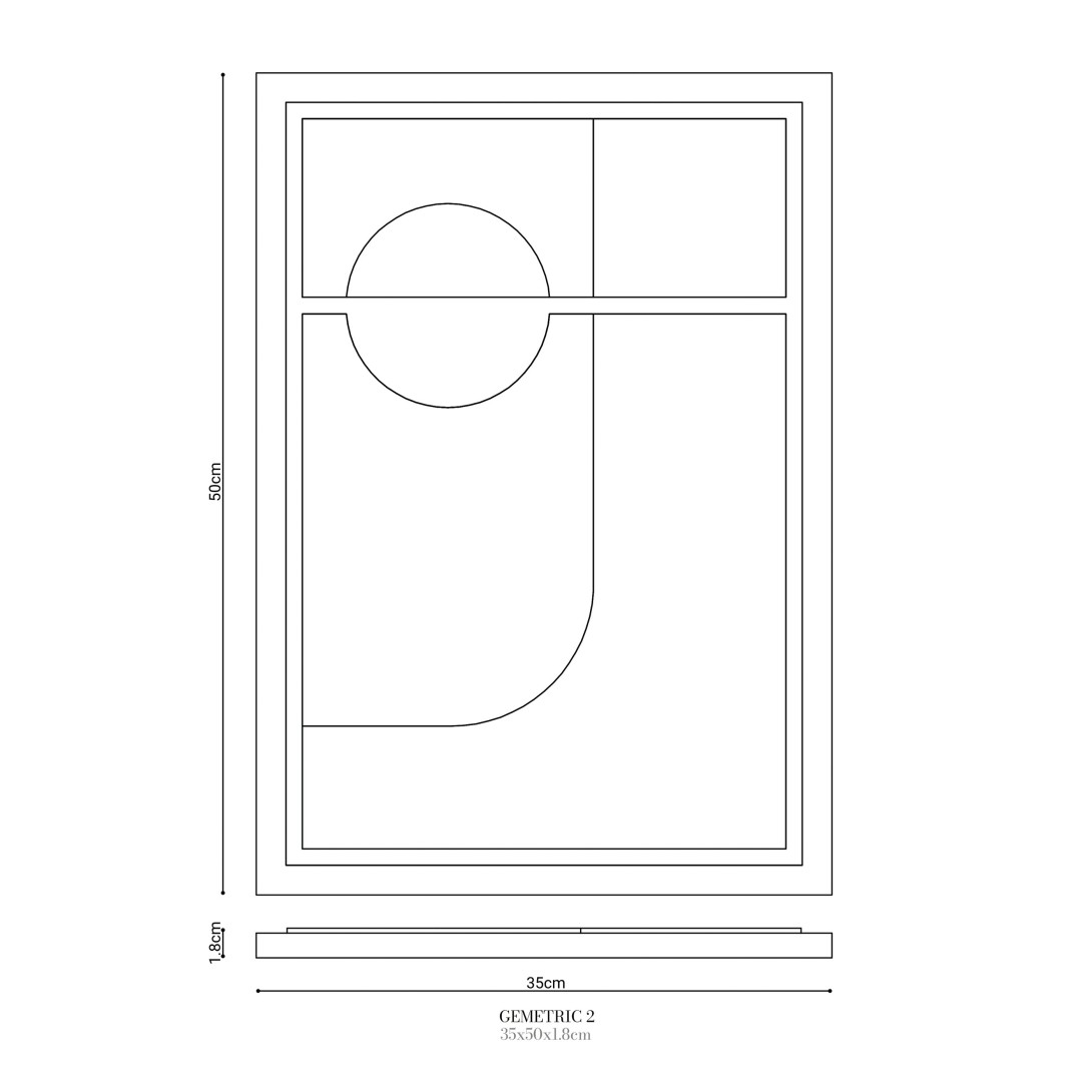 Panel ścienny Murso Puresense Geometric II