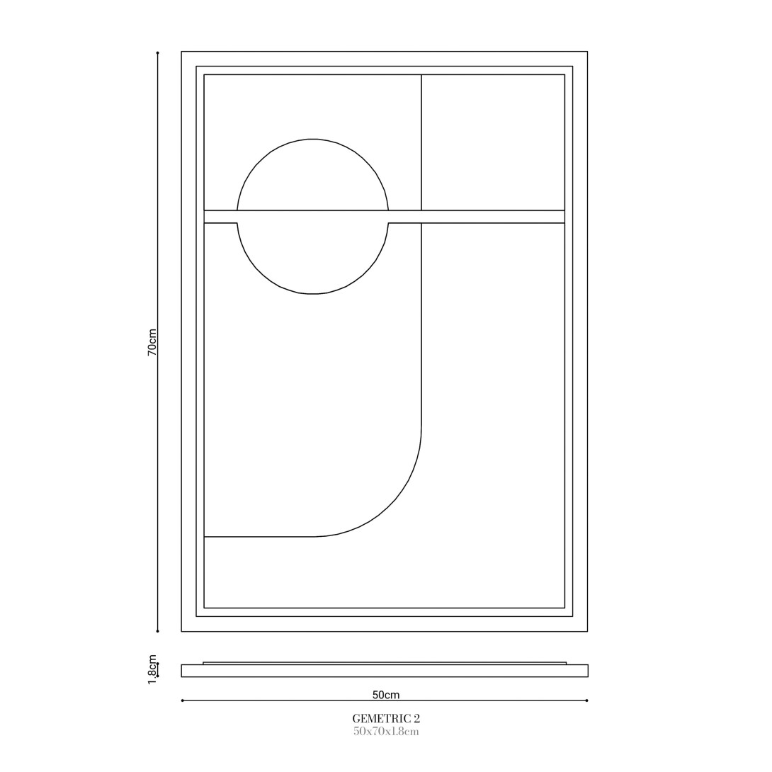 Panel ścienny Murso Puresense Geometric II