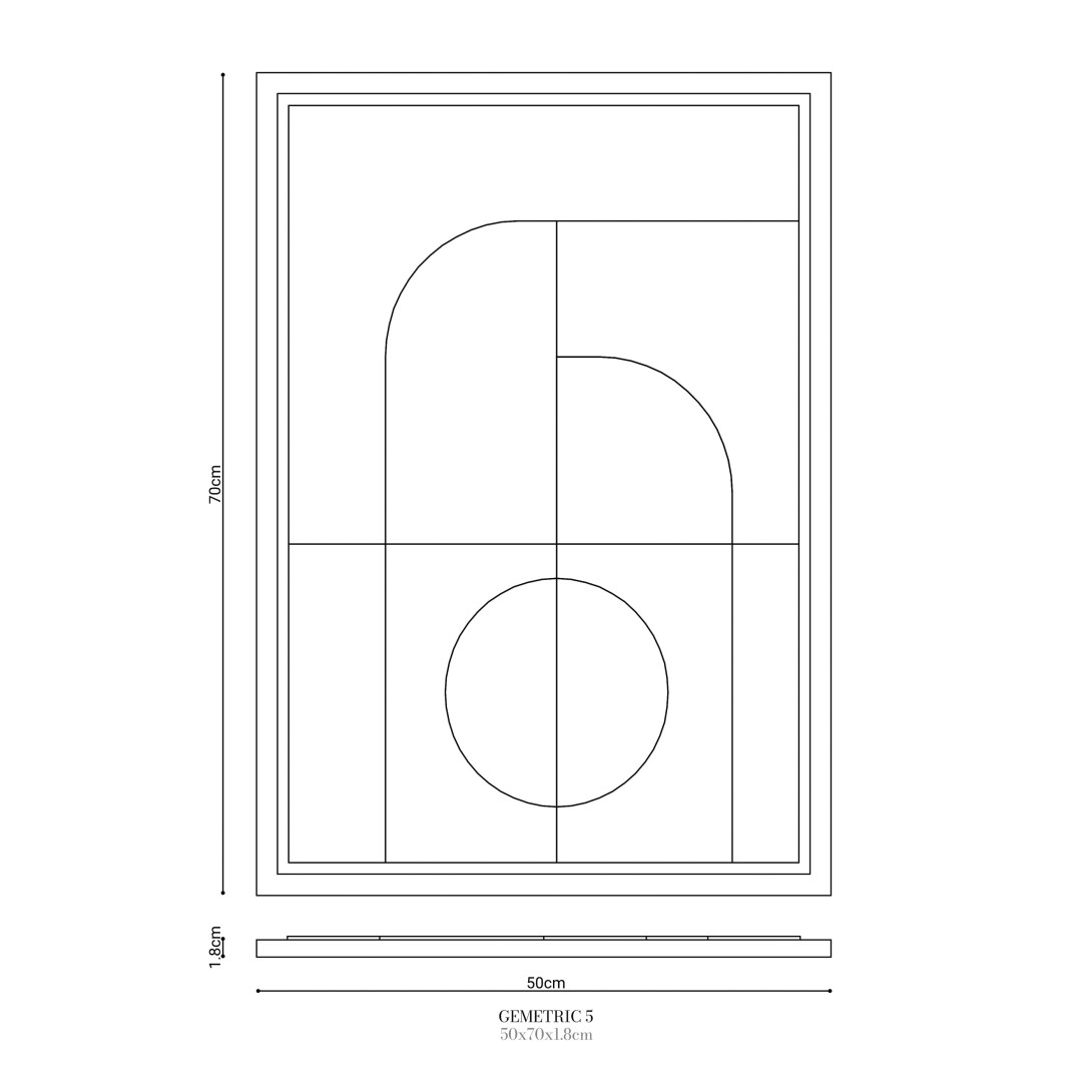 Panel ścienny Murso Puresense Geometric V