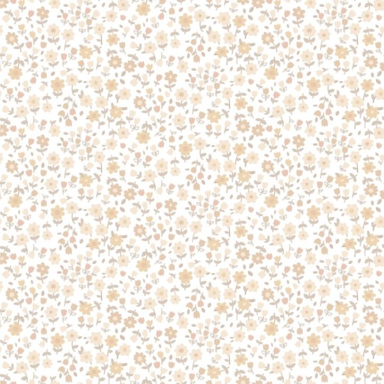 Esta 139578 To the moon and back Flowers beige - tapeta w drobne kwiaty