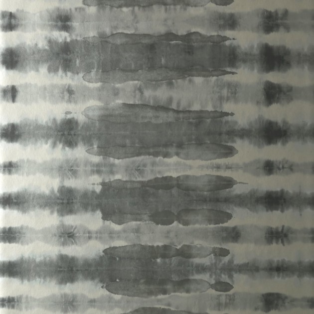Anna French AT7944 Watermark Margate Black on Mylar - tapeta w akwarelowe pasy