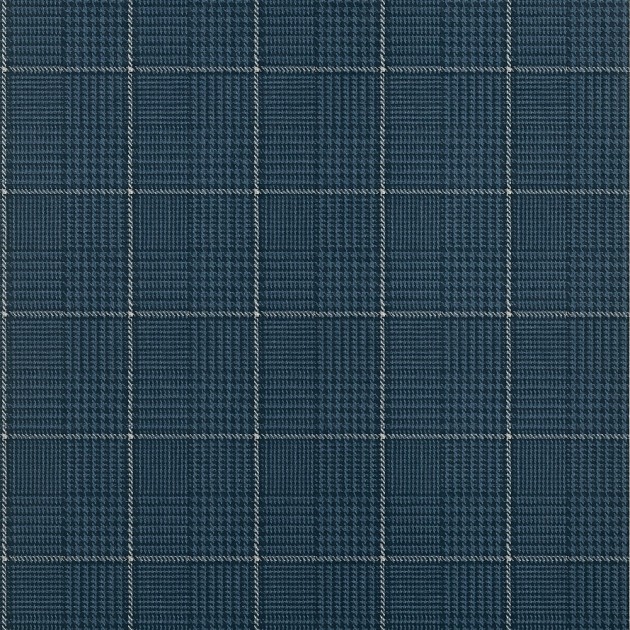 Thibaut T10201 Colony Grassmarket Check Navy - tapeta w kratkę