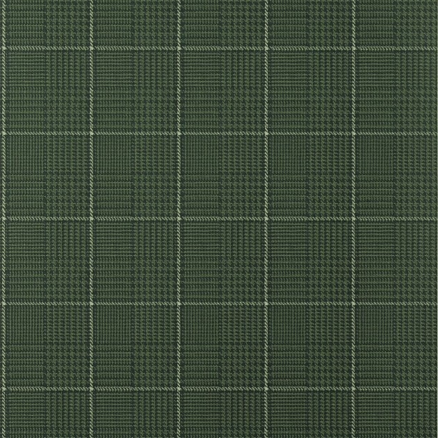 Thibaut T10202 Colony Grassmarket Check Forest Green - tapeta w kratkę
